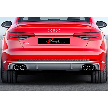 Rear Bumper Diffuser DPT (2016-2019) for Audi A4 B9 2015-2024 - image 4