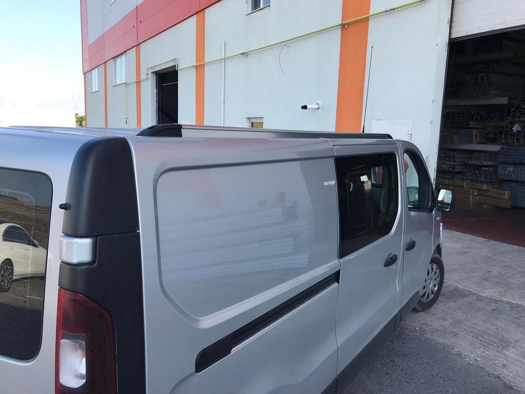Integrated Roof Rails (Chrome) for Renault Trafic 2015- - image 8