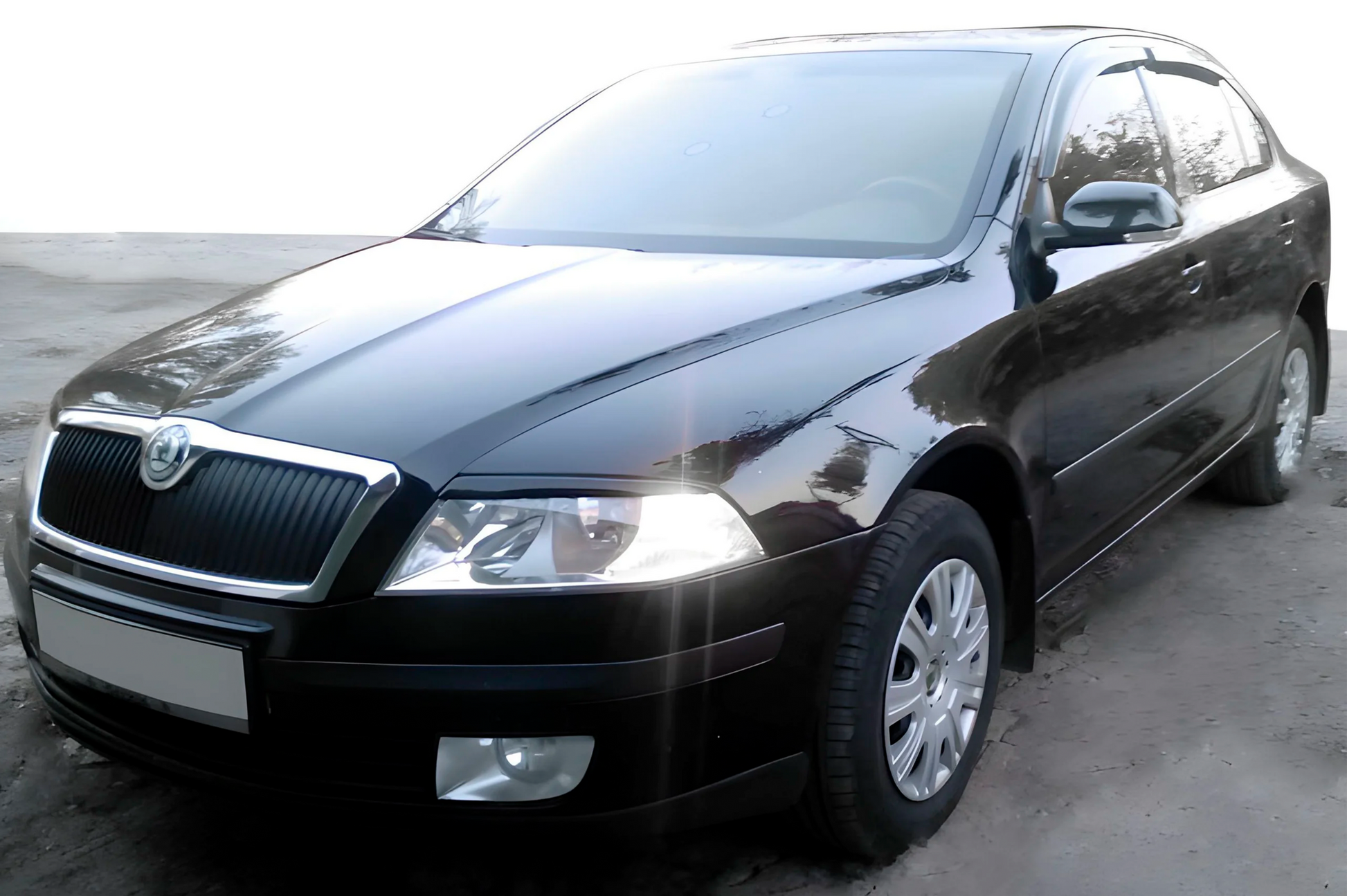 Window Deflectors Liftback (4 pcs, HIC) for Skoda Octavia II A5 2010-2013 - image 1