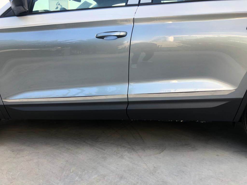 Door molding Carmos wide (stainless steel) for Skoda Kodiaq 2016-2023 - Reelken Auto