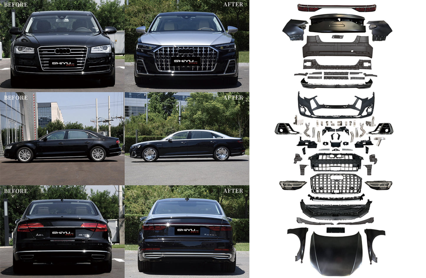 Restyling kit (For Horch 2025) for Audi A8 2010-2018 - image 1
