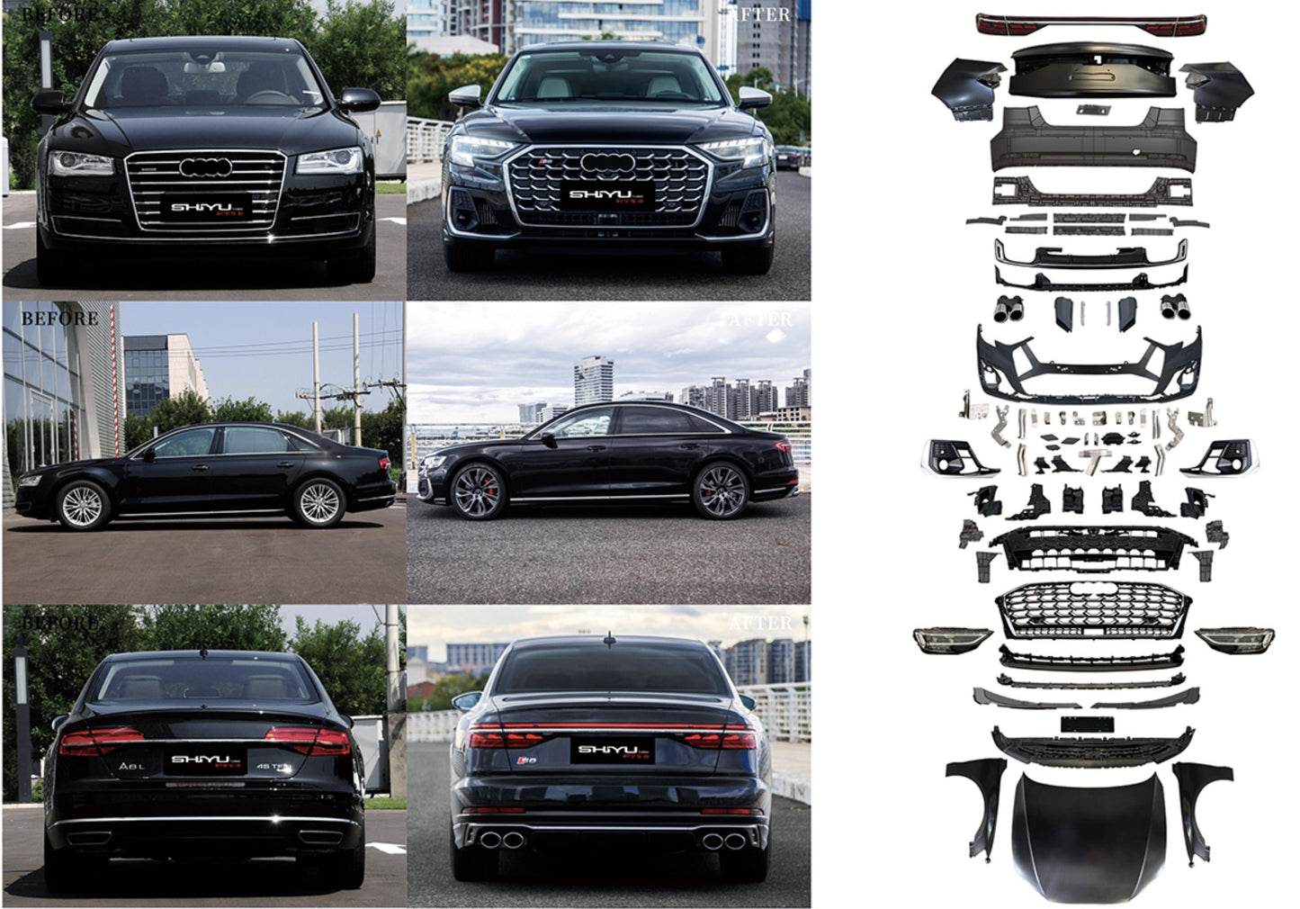 Facelift Kit (to S8 2025) for Audi A8 2010-2018 - image 1