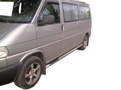 Side pipes (2 PCs, stainless steel) for Volkswagen T4 Transporter - image 1