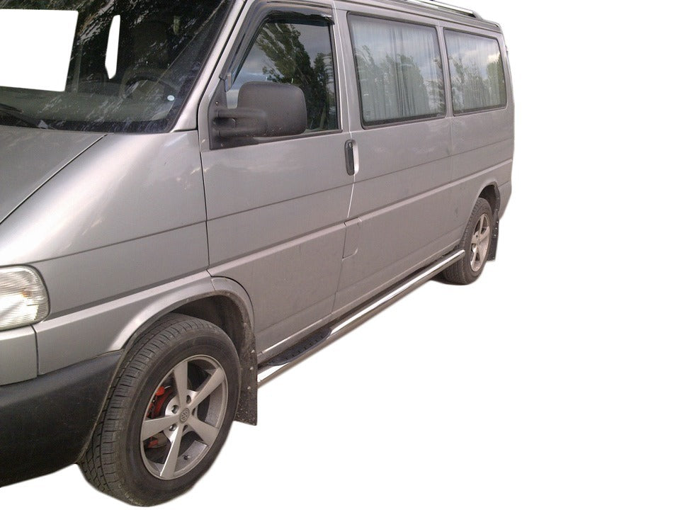 Side Bars (2 pcs, Stainless Steel) for Volkswagen T4 Transporter 1990-2003 - image 1