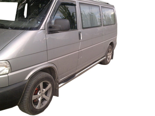 Side Bars (2 pcs, Stainless Steel) for Volkswagen T4 Transporter 1990-2003 - image 1