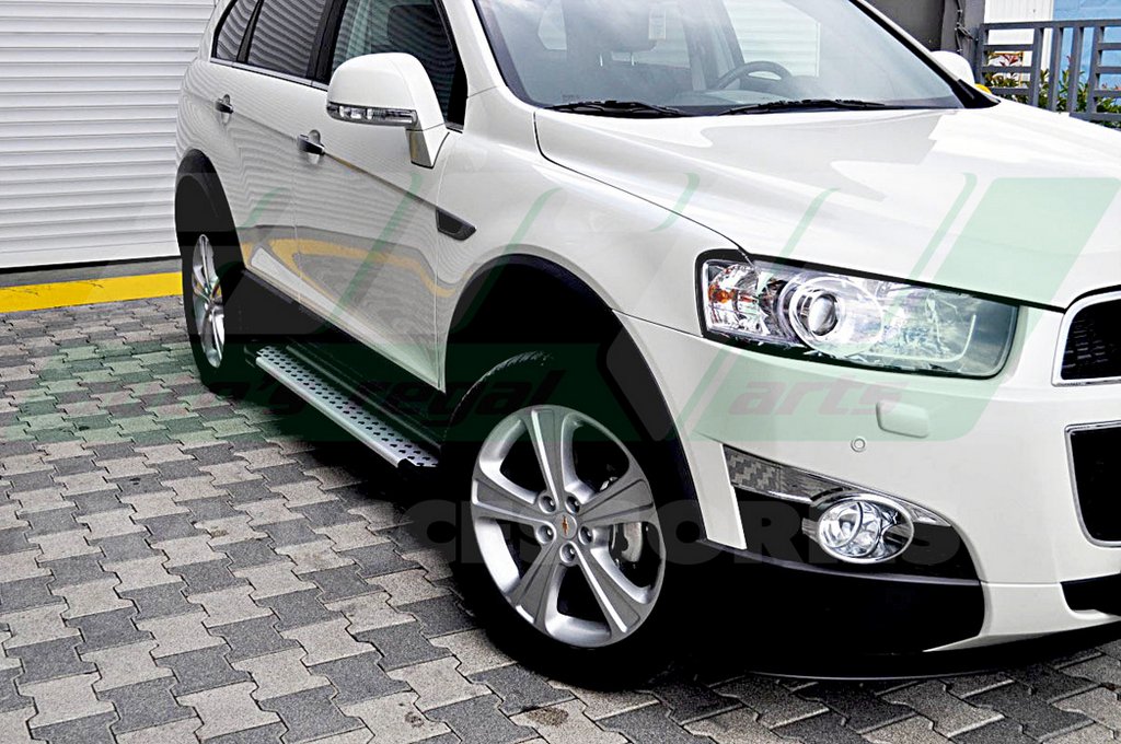 Lateral platforms Allmond Gray (2 pieces, aluminum) for Chevrolet Captiva 2006-2019 - image 5