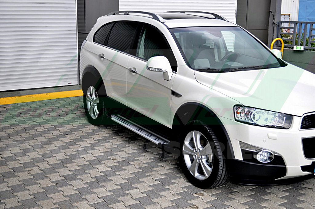 Lateral platforms Allmond Gray (2 pieces, aluminum) for Chevrolet Captiva 2006-2019 - image 6