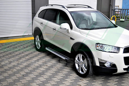 Lateral platforms Allmond Gray (2 pieces, aluminum) for Chevrolet Captiva 2006-2019 - image 6