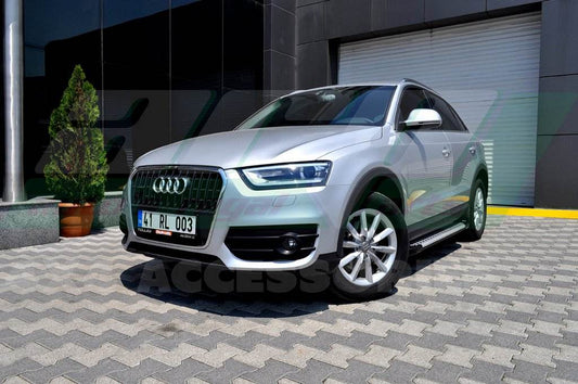Lateral platforms Allmond (2 pieces, aluminum) for Audi Q3 2011-2019 - Reelken Auto