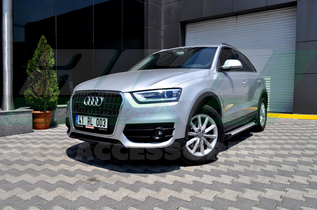 Side Steps Allmond (2 pcs, Aluminum) for Audi Q3 2011-2019 - image 2