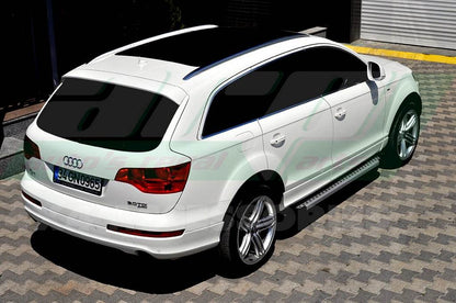 Side sills Allmond Grey (2 pieces, aluminum) for Audi Q7 2005-2015 - Reelken Auto