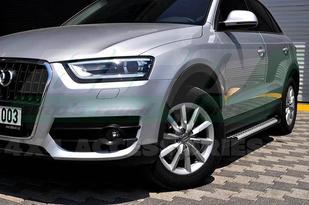 Lateral platforms Allmond (2 pieces, aluminum) for Audi Q3 2011-2019 - Reelken Auto