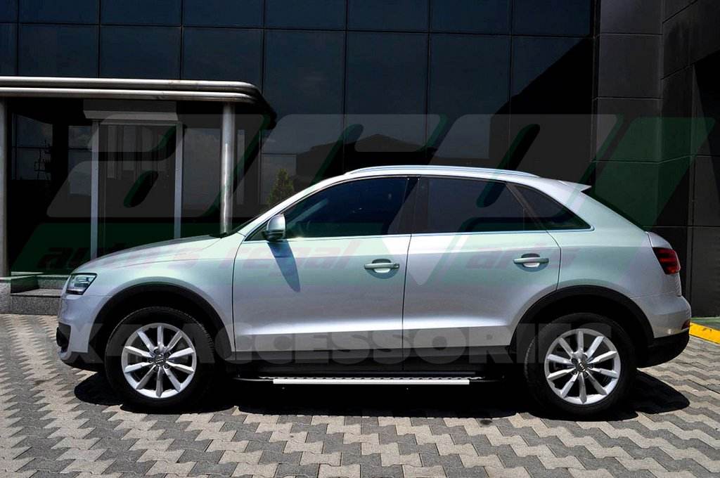 Lateral platforms Allmond (2 pieces, aluminum) for Audi Q3 2011-2019 - Reelken Auto