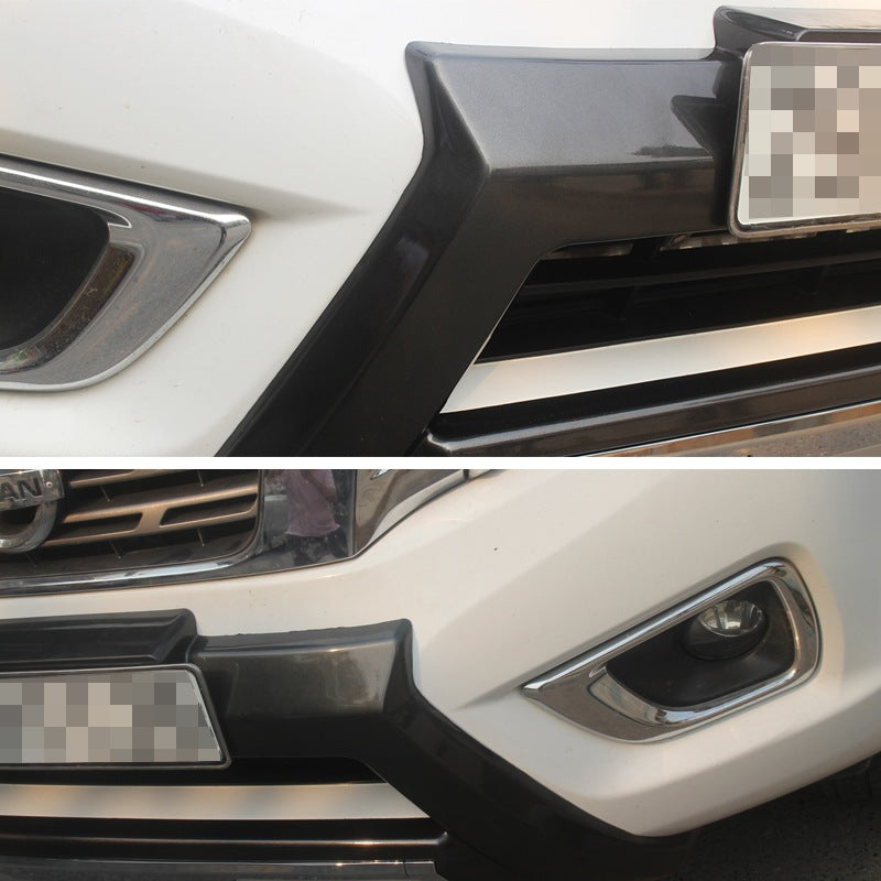 Front bumper diffuser (plastic) for Nissan Navara/NP300 2016- - image 2