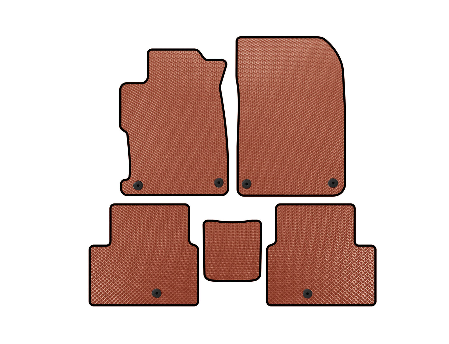 EVA Floor Mats (2012-2015, Orange) for Acura ILX 2012-2022 - image 1