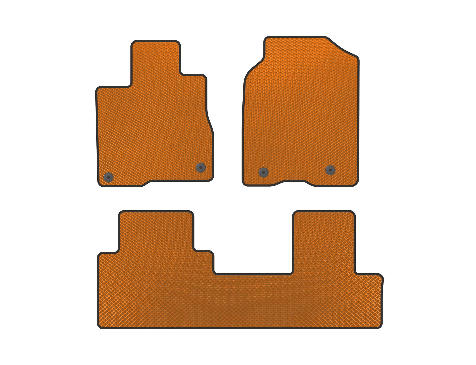 EVA Floor Mats (Orange) for Acura MDX 2001-2006 - image 1