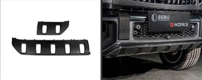 Front bumper lower lip for G63 AMG, Carbon for Mercedes G сlass W465 2025- - image 3