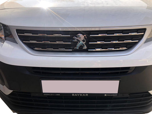 Chrome Grille Covers (Stainless Steel) for Peugeot Partner/Rifter 2019- - image 1