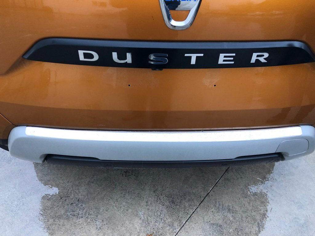 Rear bumper trim Carmos V1 (stainless) for Renault Duster 2018-2024 - Reelken Auto