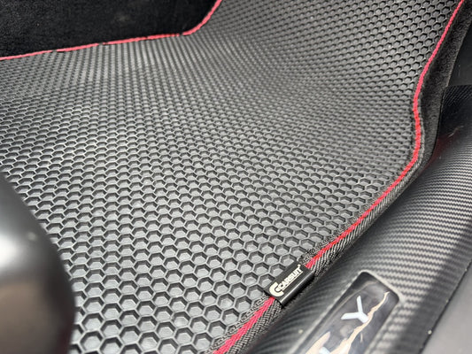 Rubber Floor Mats Carsuit (2020-2024, black) for Tesla Model Y 2020- - image 2