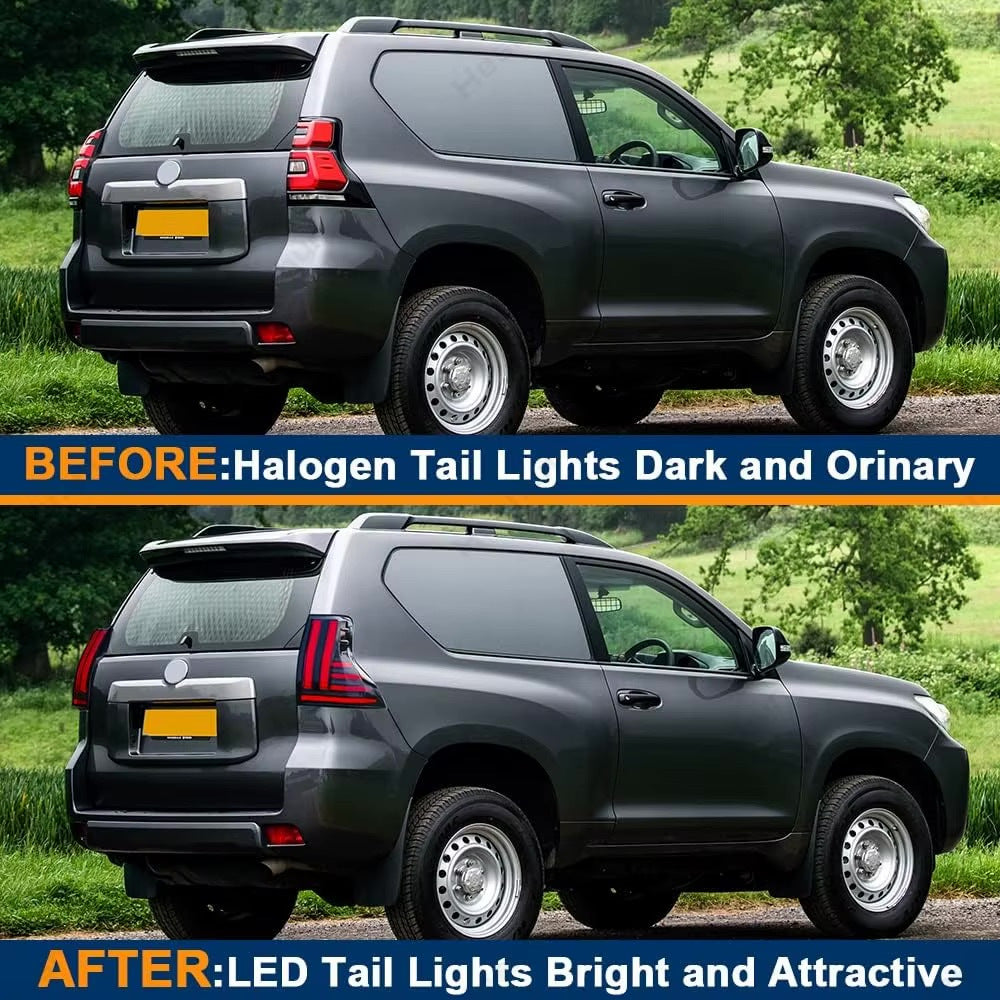 Tail Lights Dragon V2 (2017-2023, 2 pcs) for Toyota Land Cruiser Prado 150 2009-2023 - image 4