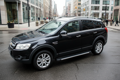 Side Steps Maya V1 (2 pcs, Aluminum) for Chevrolet Captiva 2006-2019 - image 1