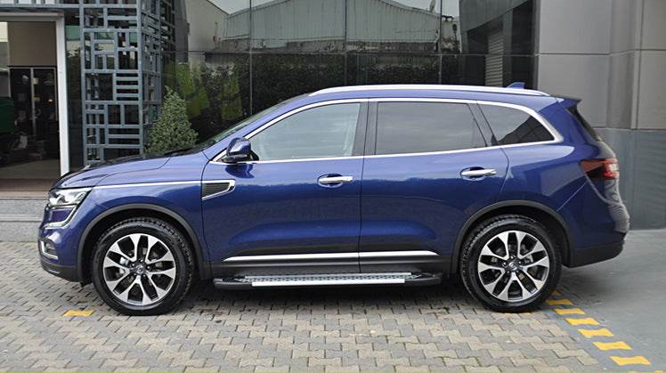 Lateral platforms Allmond (2 pieces, aluminum) for Renault Koleos 2016-2024 - Reelken Auto