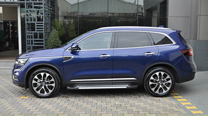 Lateral platforms Allmond (2 pieces, aluminum) for Renault Koleos 2016-2024 - Reelken Auto