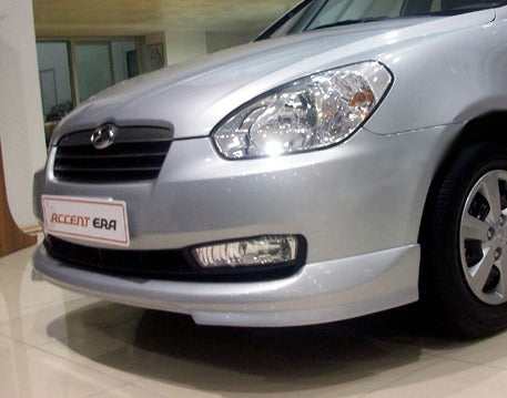 Front lower lip spoiler (primed) for Hyundai Accent 2006-2010 - image 1