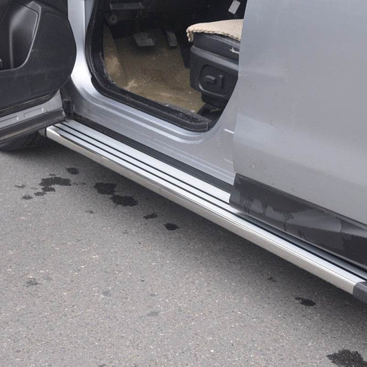 Side sills Original (2 pcs, aluminum) for Subaru Forester 2013-2018 - Reelken Auto