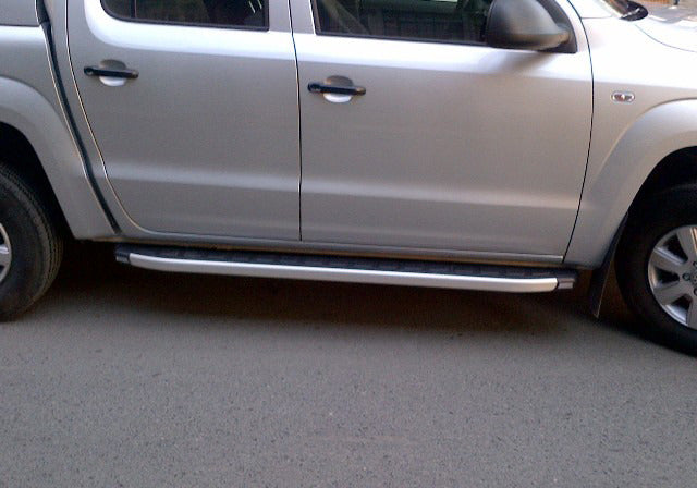 Side Steps Fullmond Grey (2 pcs, aluminum) for Volkswagen Amarok 2010-2022 - image 1