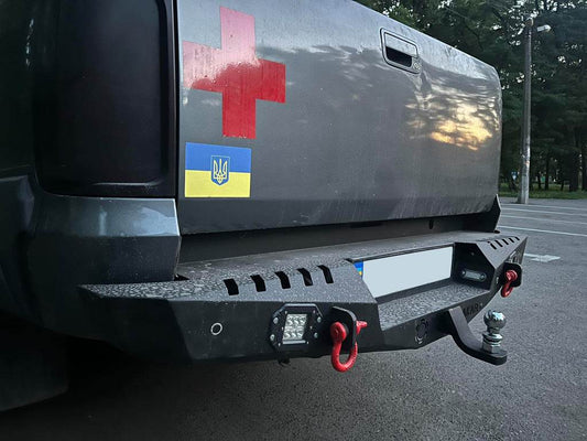 Rear bumper Dakar V1 for Volkswagen Amarok 2010-2022 - Reelken Auto