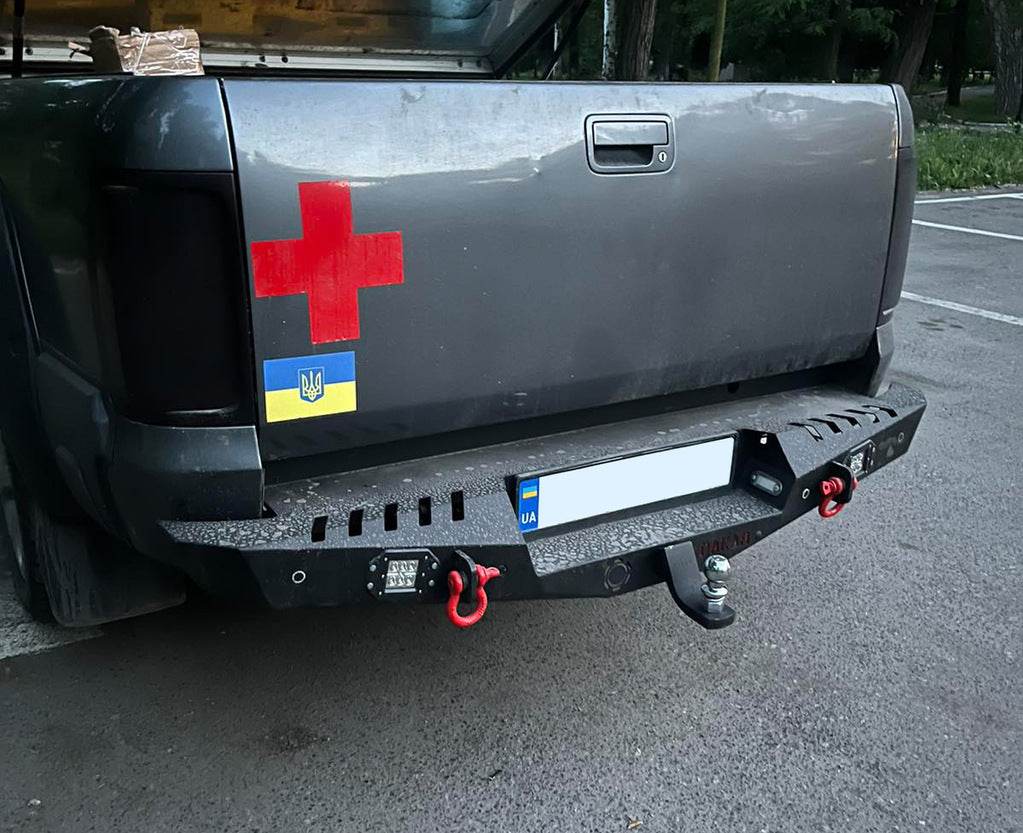 Rear bumper Dakar V1 for Volkswagen Amarok 2010-2022 - Reelken Auto