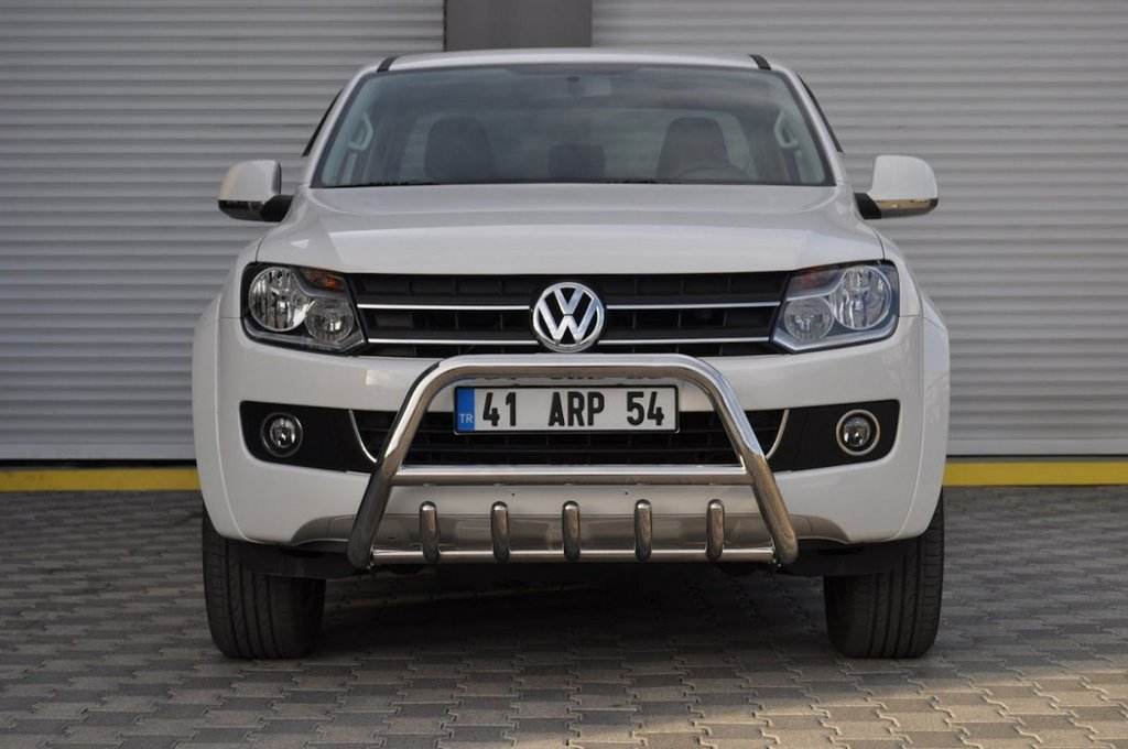 The WT003 bumper guard (stainless) for Volkswagen Amarok 2010-2022 - Reelken Auto