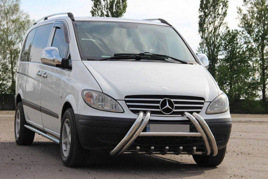 The WT01 bumper guard (stainless) for Mercedes Viano 2004-2014 - Reelken Auto