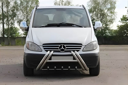 The WT01 bumper guard (stainless) for Mercedes Viano 2004-2014 - Reelken Auto