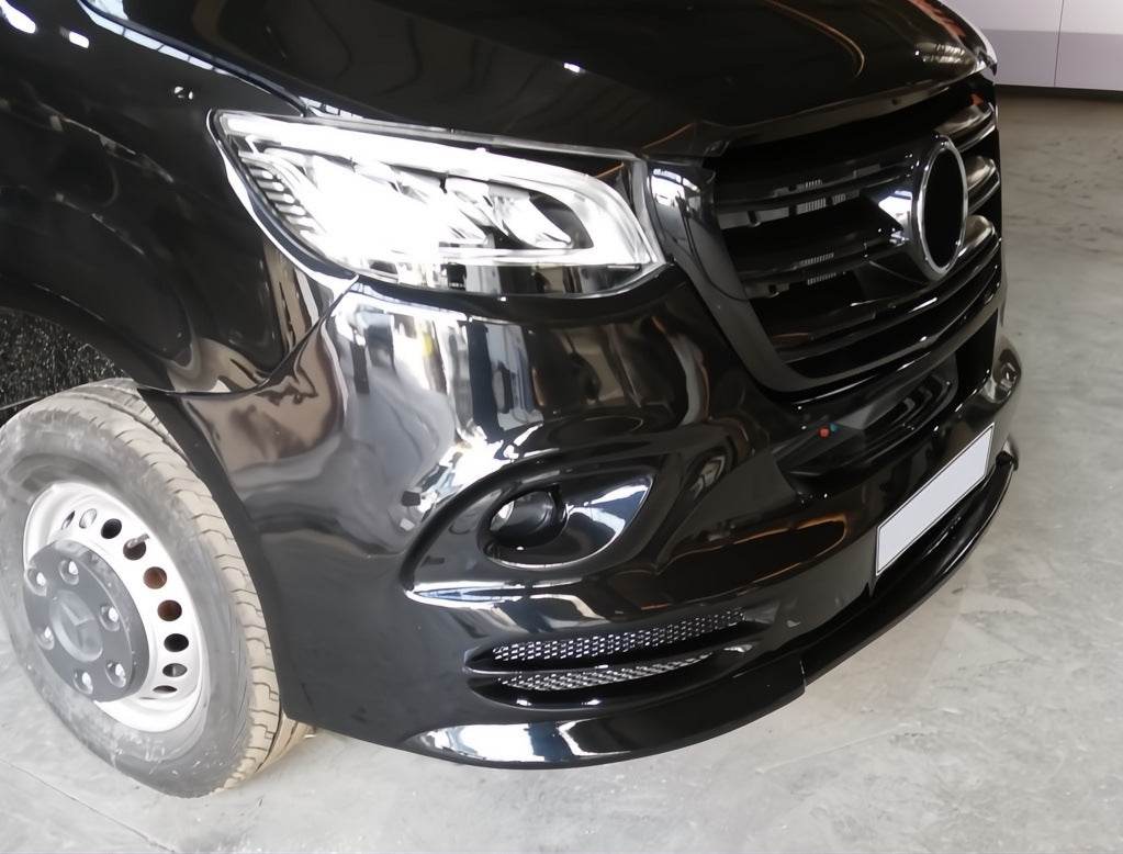 Front bumper cover V3 (for painting) for Mercedes Sprinter W907/W910 2018↗ - Reelken Auto