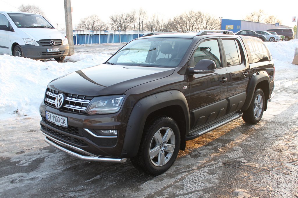 Front protection ST017 (stainless) for Volkswagen Amarok 2010-2022 - image 6