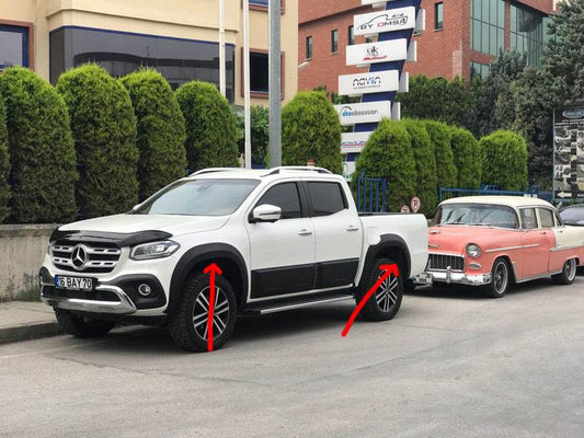 Fender flares (painted) for Mercedes X class - Reelken Auto