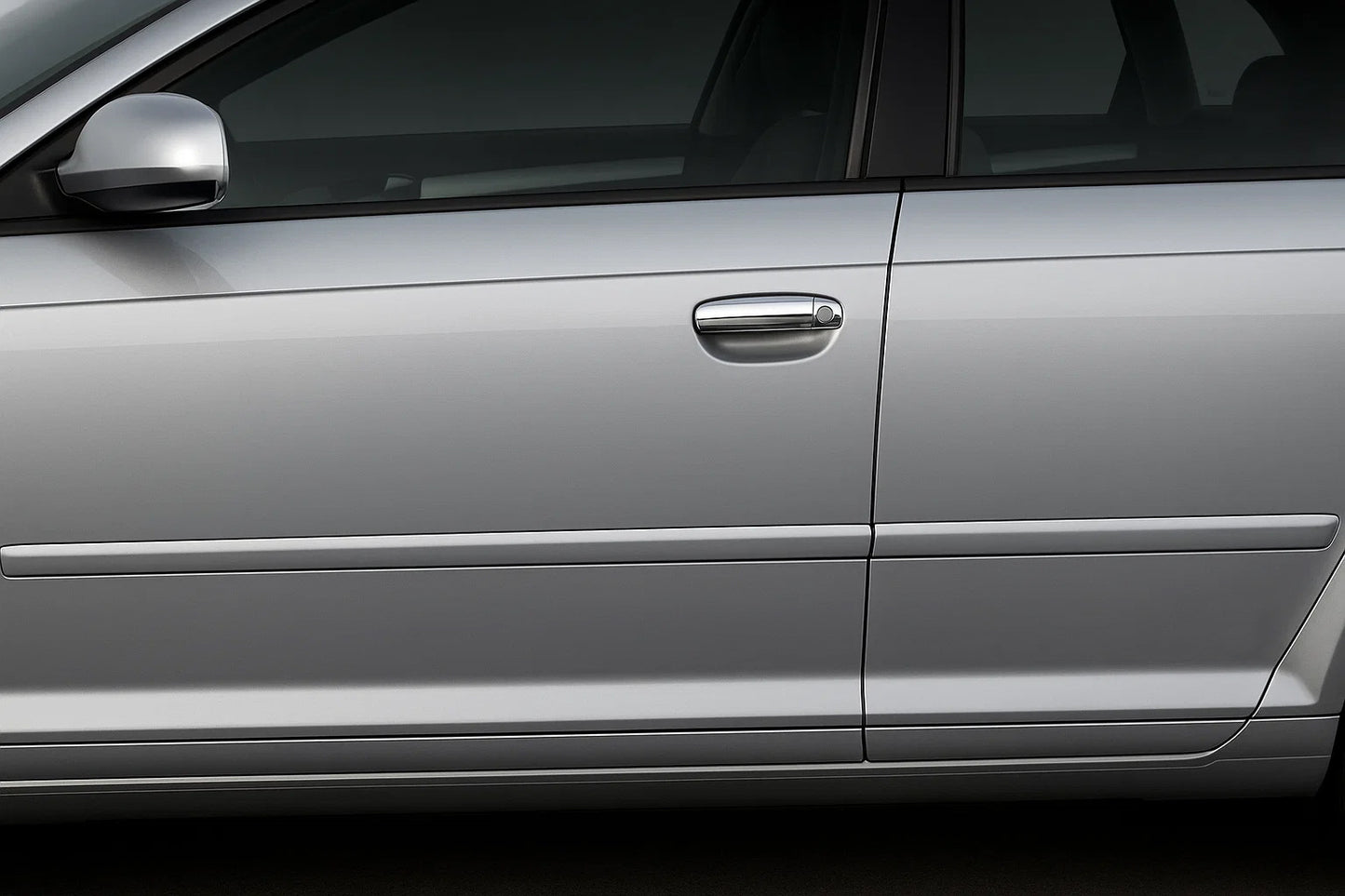 Chrome Door Handle Covers (4 pcs, Stainless Steel) for Audi A4 B6 2000-2004 - image 3