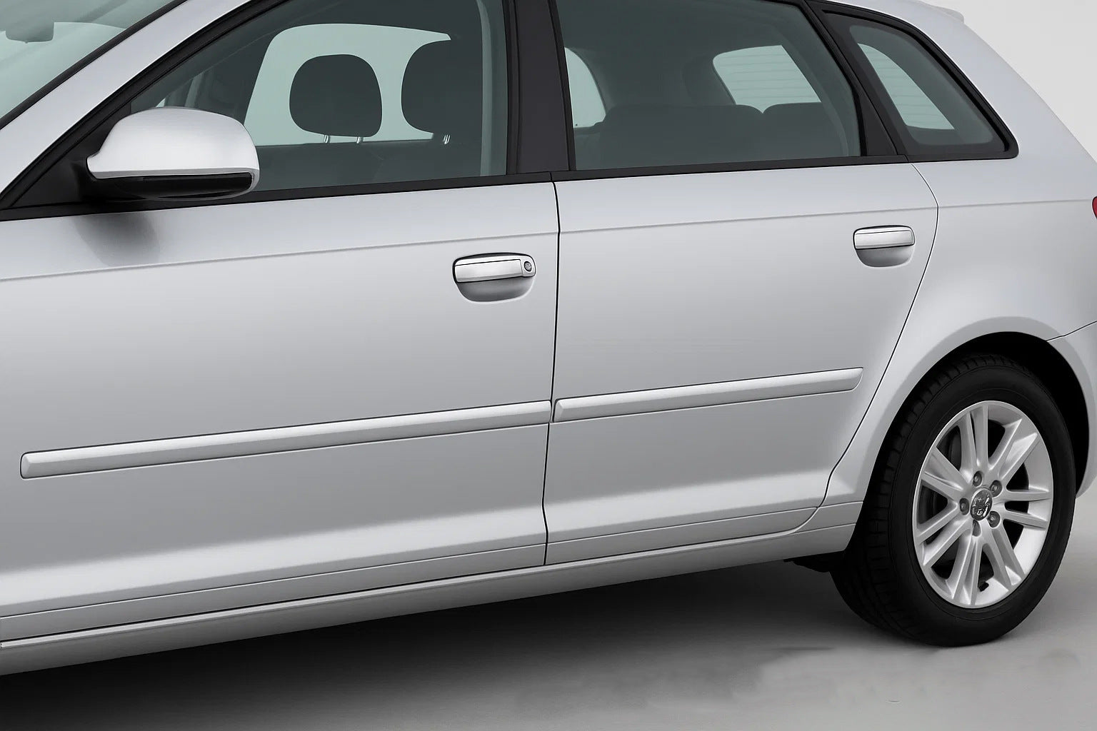 Chrome Door Handle Covers (4 pcs, Stainless Steel) for Audi A4 B6 2000-2004 - image 1