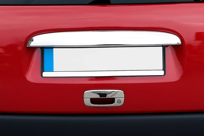 Rear door handle cover (1 door, stainless steel) for Peugeot Partner 1996-2008 - image 1