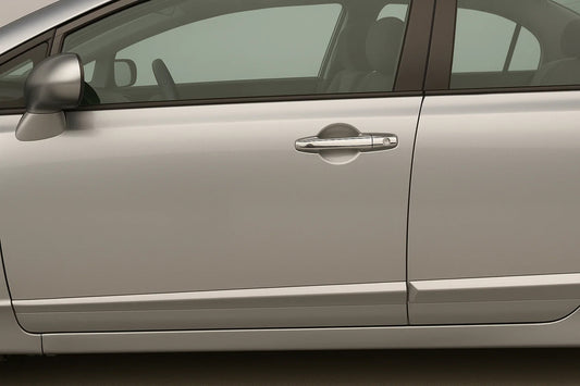 Chrome Door Handle Covers (4 pcs, Stainless Steel) for Honda Civic Sedan VIII 2006-2011 - image 1