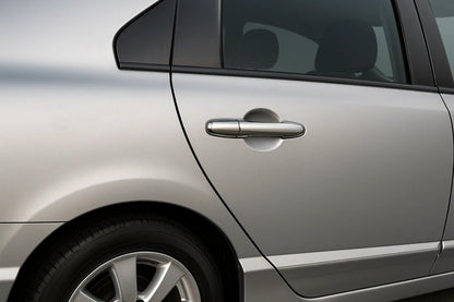 Chrome Door Handle Covers (4 pcs, Stainless Steel) for Honda Civic Sedan VIII 2006-2011 - image 2