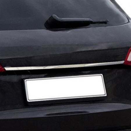 Bar above the number (2015-2018, sedan, stainless steel) for Audi A6 C7 2011-2017 - Reelken Auto