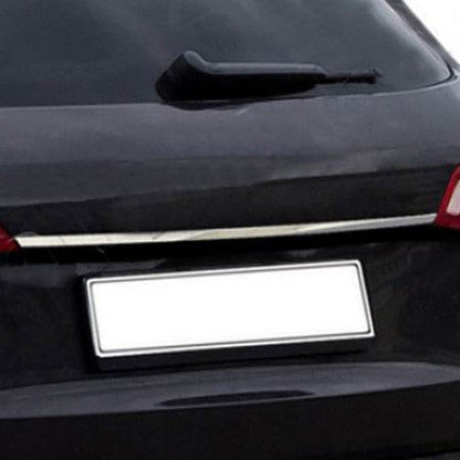 Bar above the number (2015-2018, sedan, stainless steel) for Audi A6 C7 2011-2017 - Reelken Auto