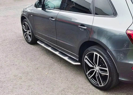 Side steps OEM-V1 (2 pieces, aluminum) for Audi Q3 2011-2019 - Reelken Auto