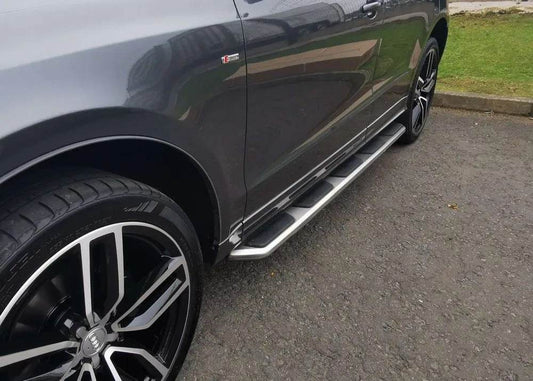 Side steps OEM-V1 (2 pieces, aluminum) for Audi Q3 2011-2019 - Reelken Auto