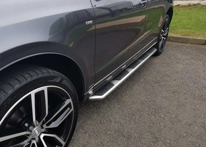 Side Steps OEM-V1 (2 pcs, Aluminum) for Audi Q3 2011-2019 - image 1