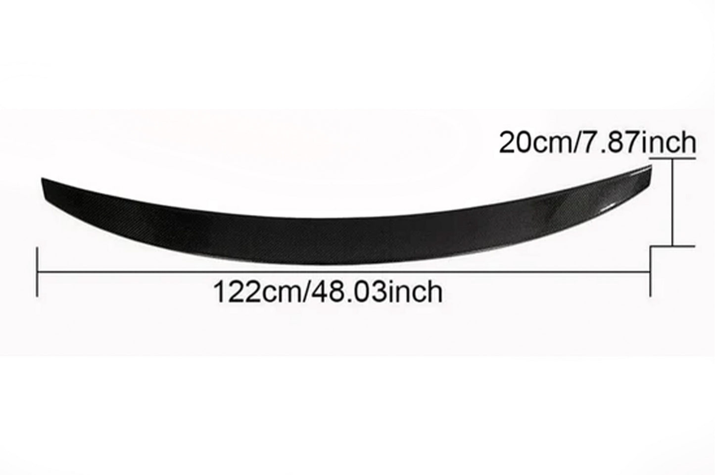 Spoiler V6 (for Sportback, Carbon) for Audi A5 2016-2025 - image 6